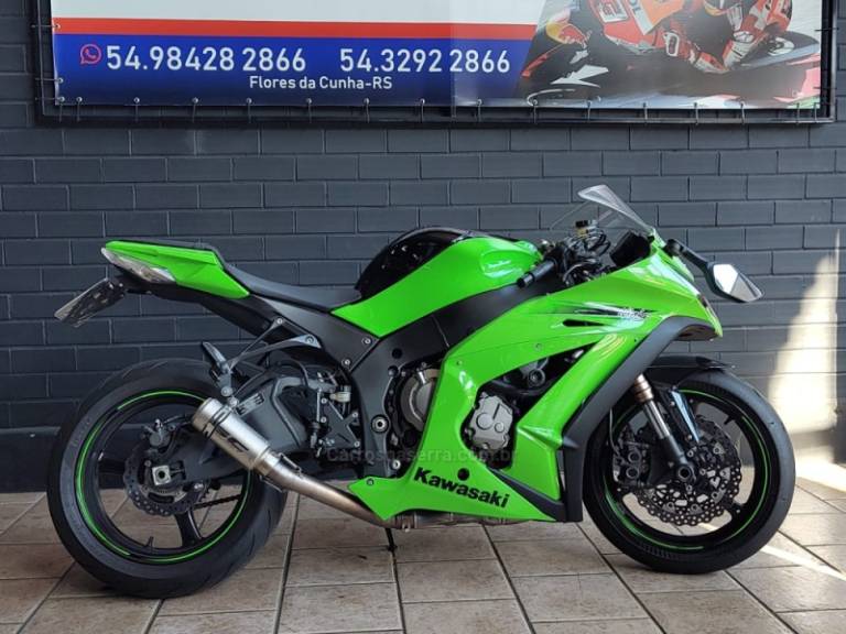 KAWASAKI - NINJA ZX-10R - 2011/2011 - Verde - Sob Consulta