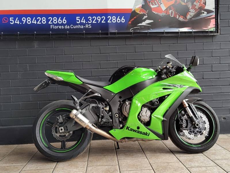 KAWASAKI - NINJA ZX-10R - 2011/2011 - Verde - Sob Consulta
