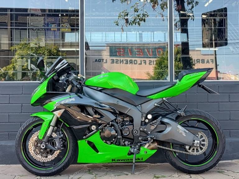 KAWASAKI - NINJA ZX-6R 600CC - 2012/2012 - Verde - Sob Consulta