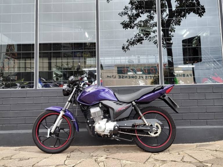 HONDA - CG 125 - 2012/2012 - Roxa - Sob Consulta