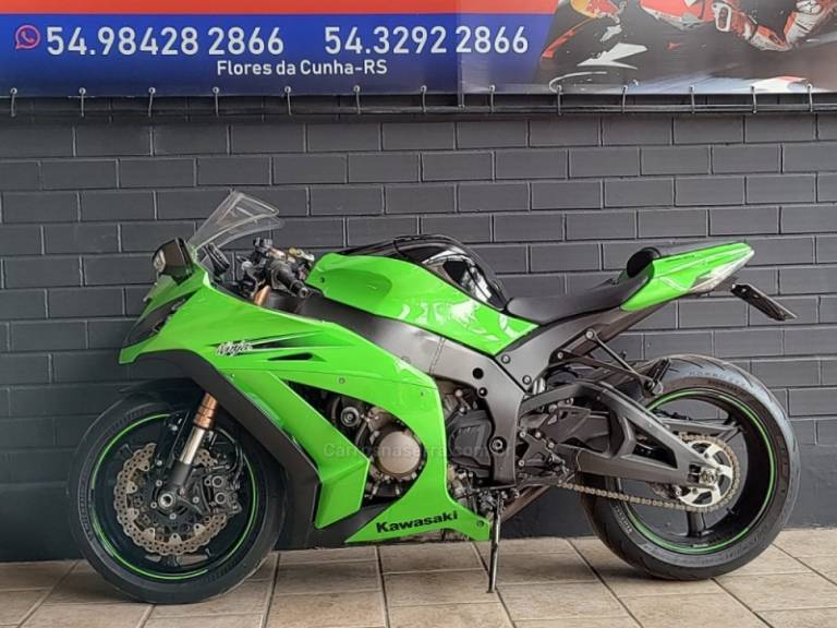 KAWASAKI - NINJA ZX-10R - 2011/2011 - Verde - Sob Consulta