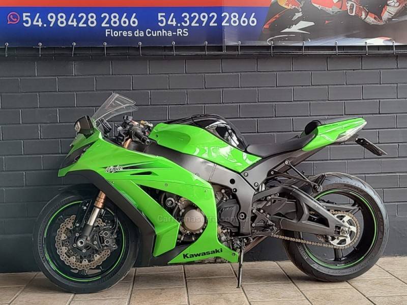 KAWASAKI - NINJA ZX-10R - 2011/2011 - Verde - Sob Consulta